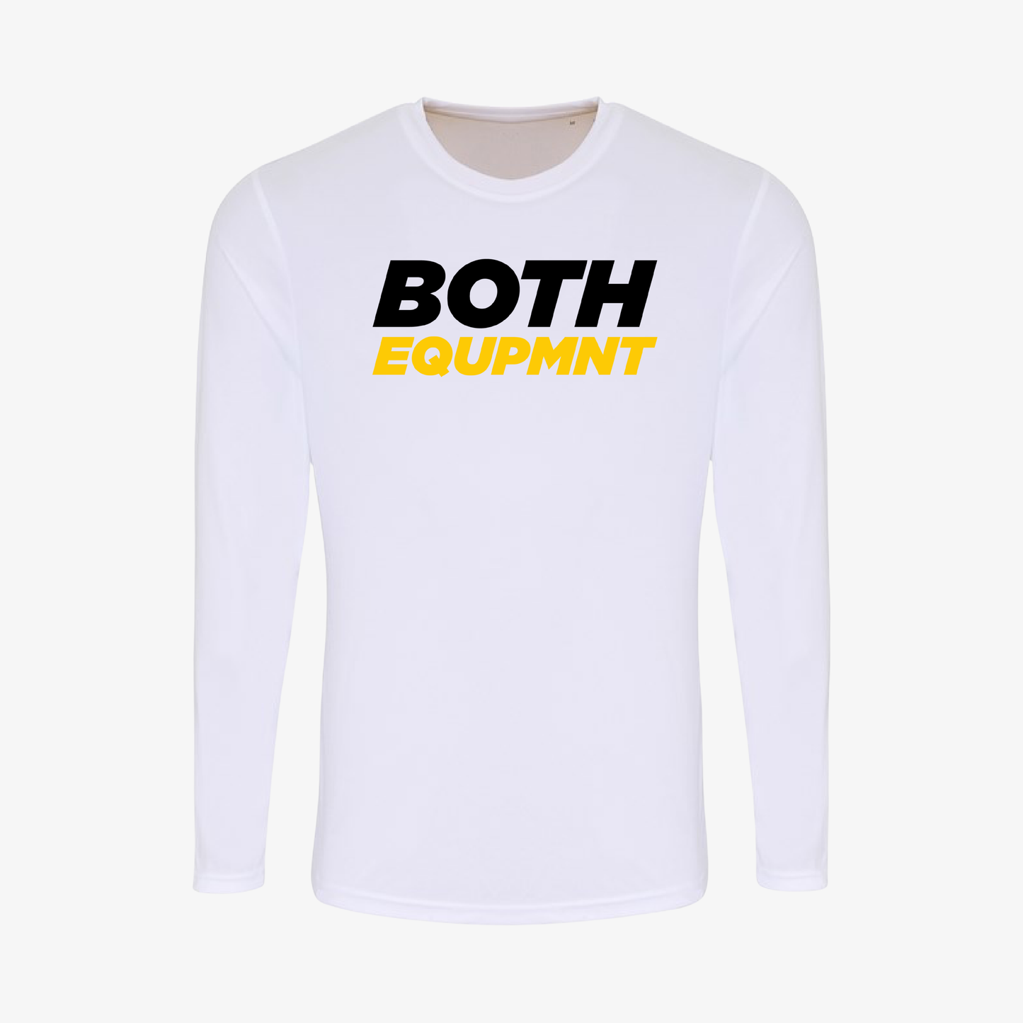 T-shirt Performance Unisex Manche Longue "Both Equipmnt” Blanc