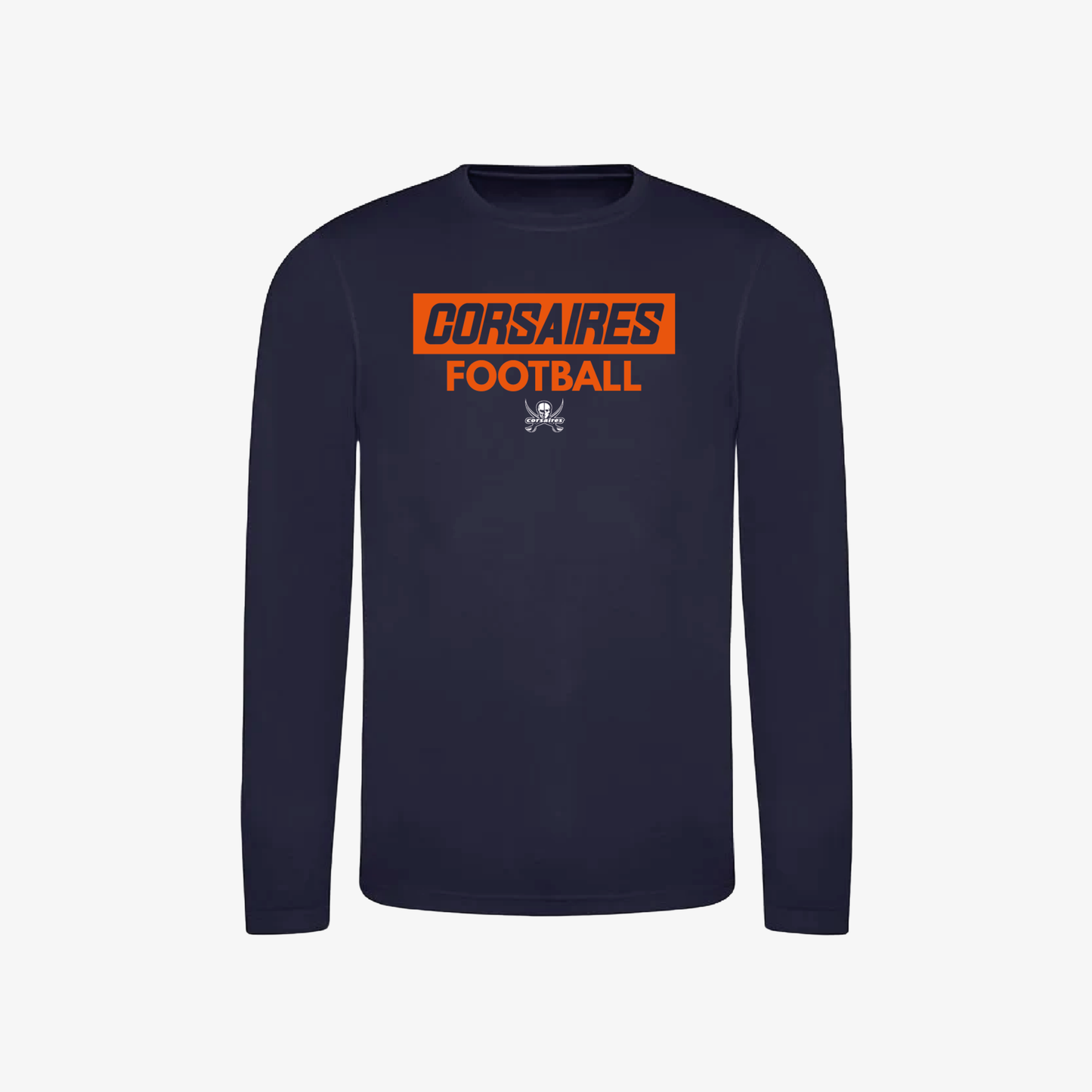 T-shirt Corsaires Football Manche Longue