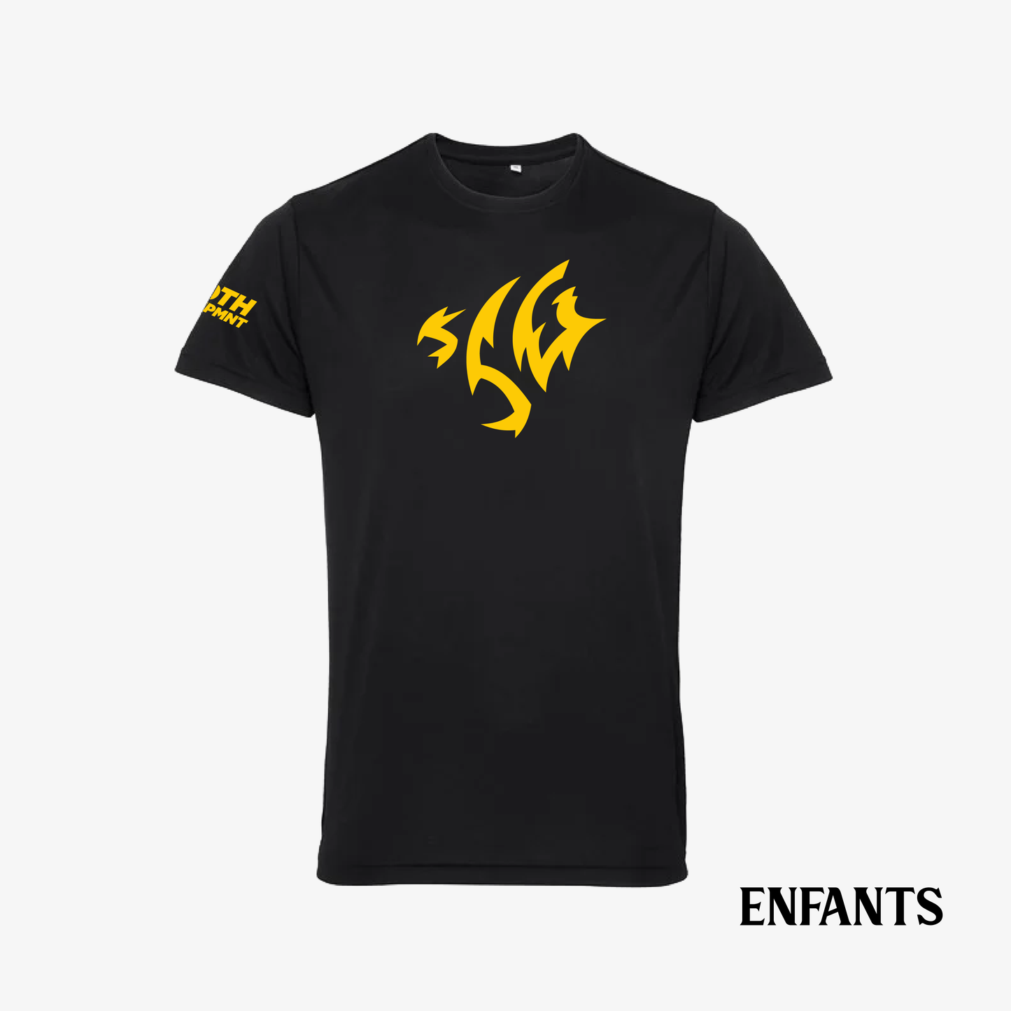 T-shirt Performance Unisex Noir “SSG” Enfant